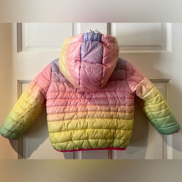 NIKE Girls Hooded Pastel Rainbow Pink Lined Jacket
Size 12 M - Picture 7 of 7